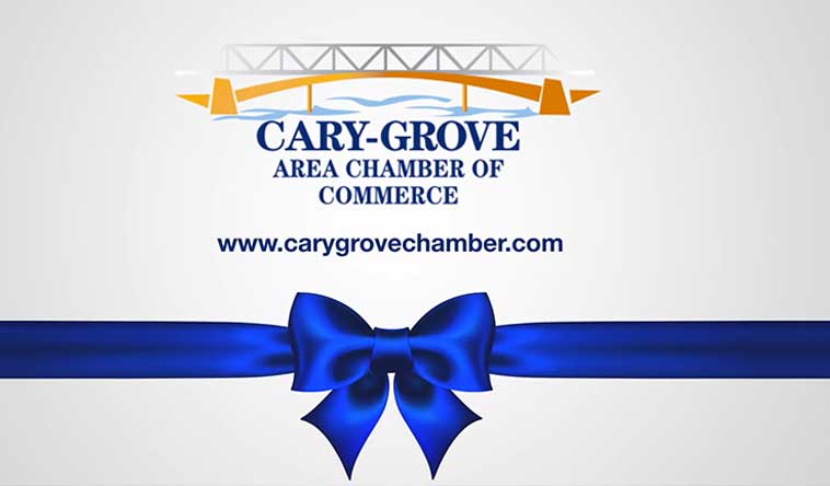Cary-Grove Chamber of Commerce Ribbon Tying