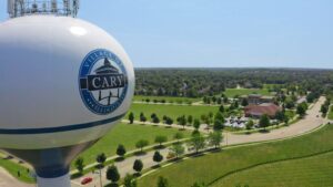 Village of Cary Water Tower